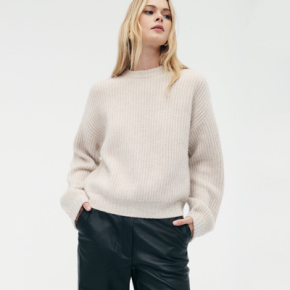 NAADAM Super Luxe Cashmere Fisherman Sweater